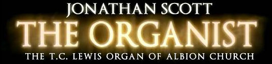 JONATHAN SCOTT THE  ORGANIST CD